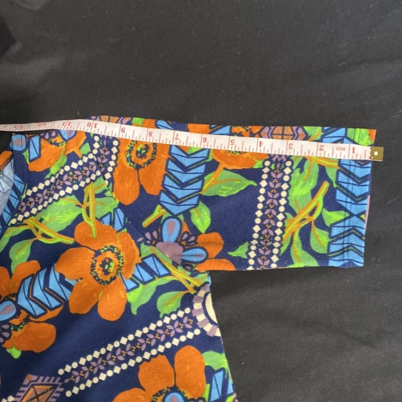 LulaRoe Multi colored floral print Julia dress size small - Picture 8 of 9